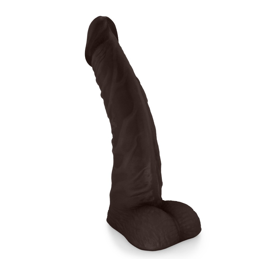 P�nis de Borracha Poseidon com Escroto 20 x 4cm Marrom | Foto 04