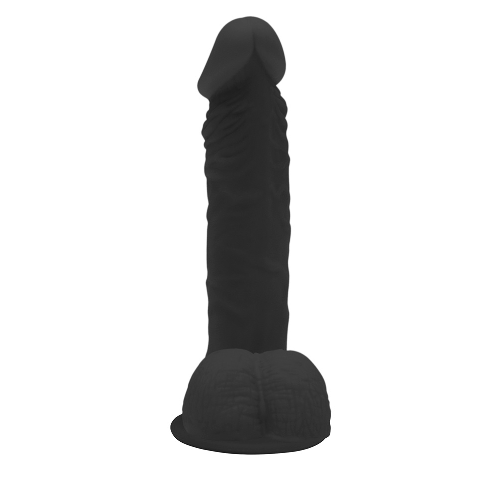 P�nis de Borracha Zeus com Escroto e Ventosa 20,5 x 4,5cm Preto | Foto 03