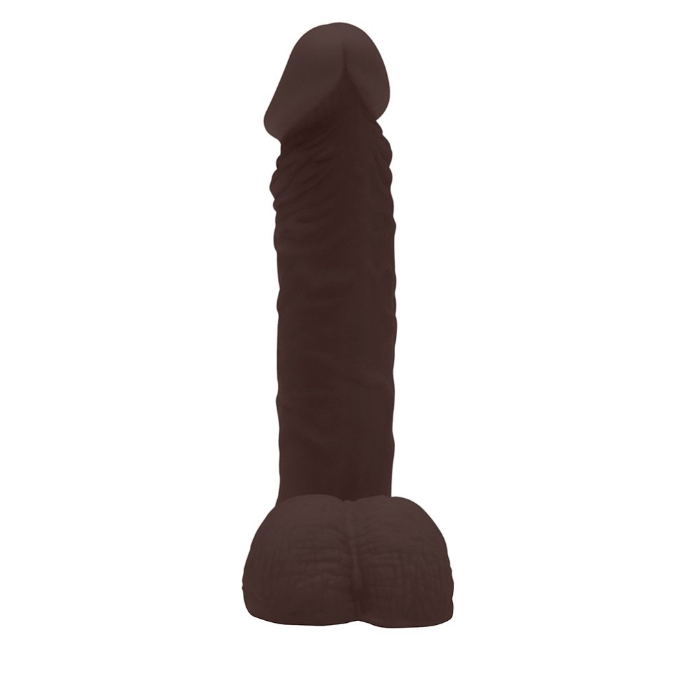 P�nis de Borracha Zeus com Escroto 20,5 x 4,5cm Marrom | Foto 03