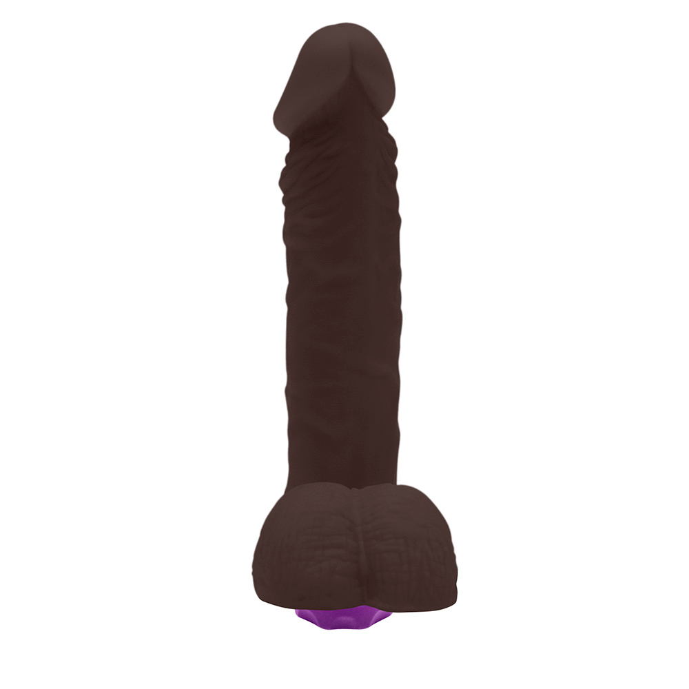 P�nis de Borracha Zeus com Escroto e Vibrador - foto detalhe real�stico