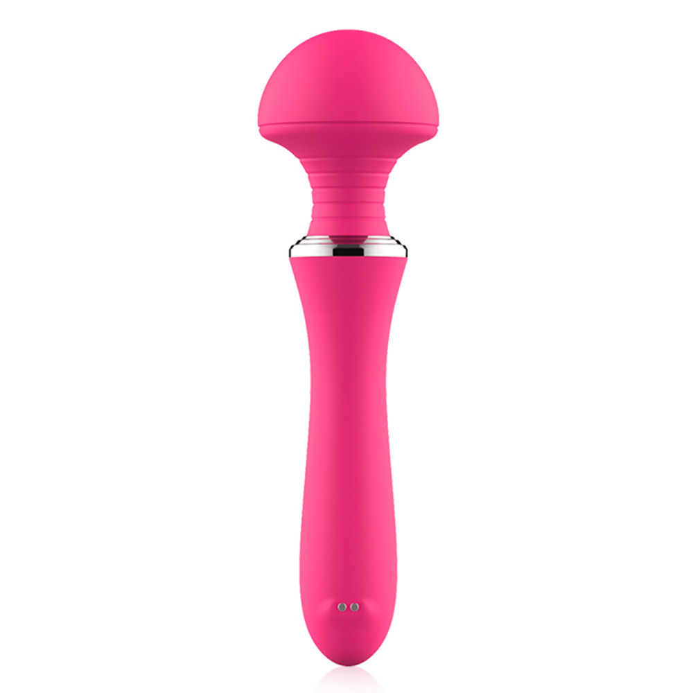 Massageador Er�tico Mushroom Pink, silicone recarreg�vel, vista traseira