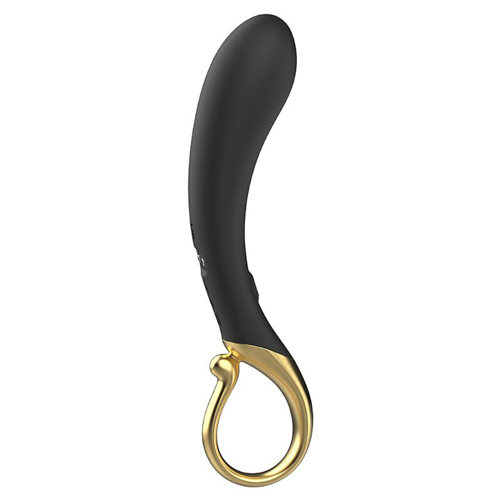 Vibrador Ponto G Recarreg�vel em Silicone 9 Vibra��es Companion Preto | Foto 04