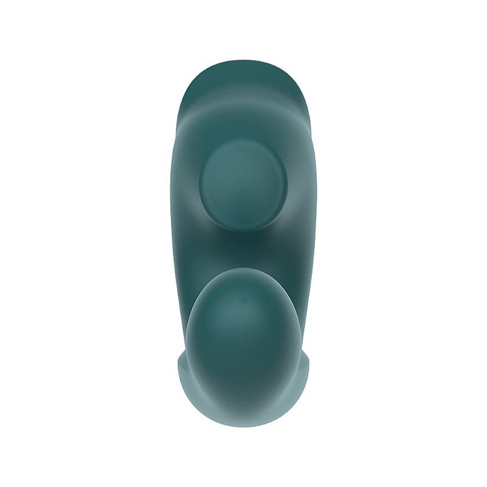 Vibrador Duplo Recarreg�vel em Silicone com 20 Vibra��es e 10 Rota��es Dale Verde | Foto 04