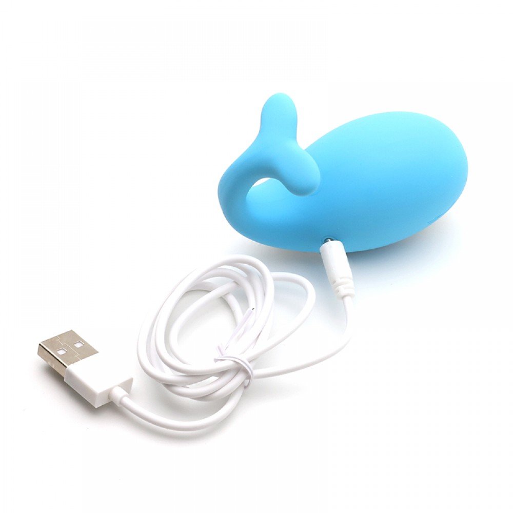 Vibrador para Clit�ris Recarreg�vel em Silicone com 10 Vibra��es e Controle sem Fio Doris Azul | Foto 05