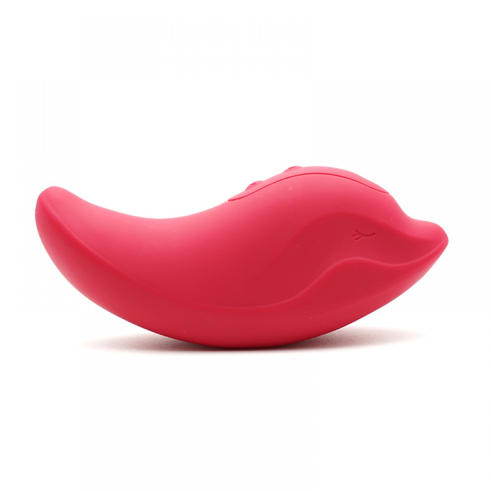 Vibrador para Clit�ris Recarreg�vel Heidi Pink em vista lateral