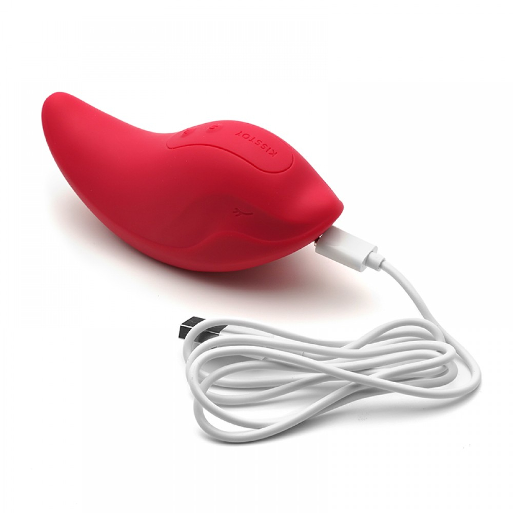 Vibrador para Clit�ris Recarreg�vel em Silicone com 5 Vibra��es Heidi Pink | Foto 04