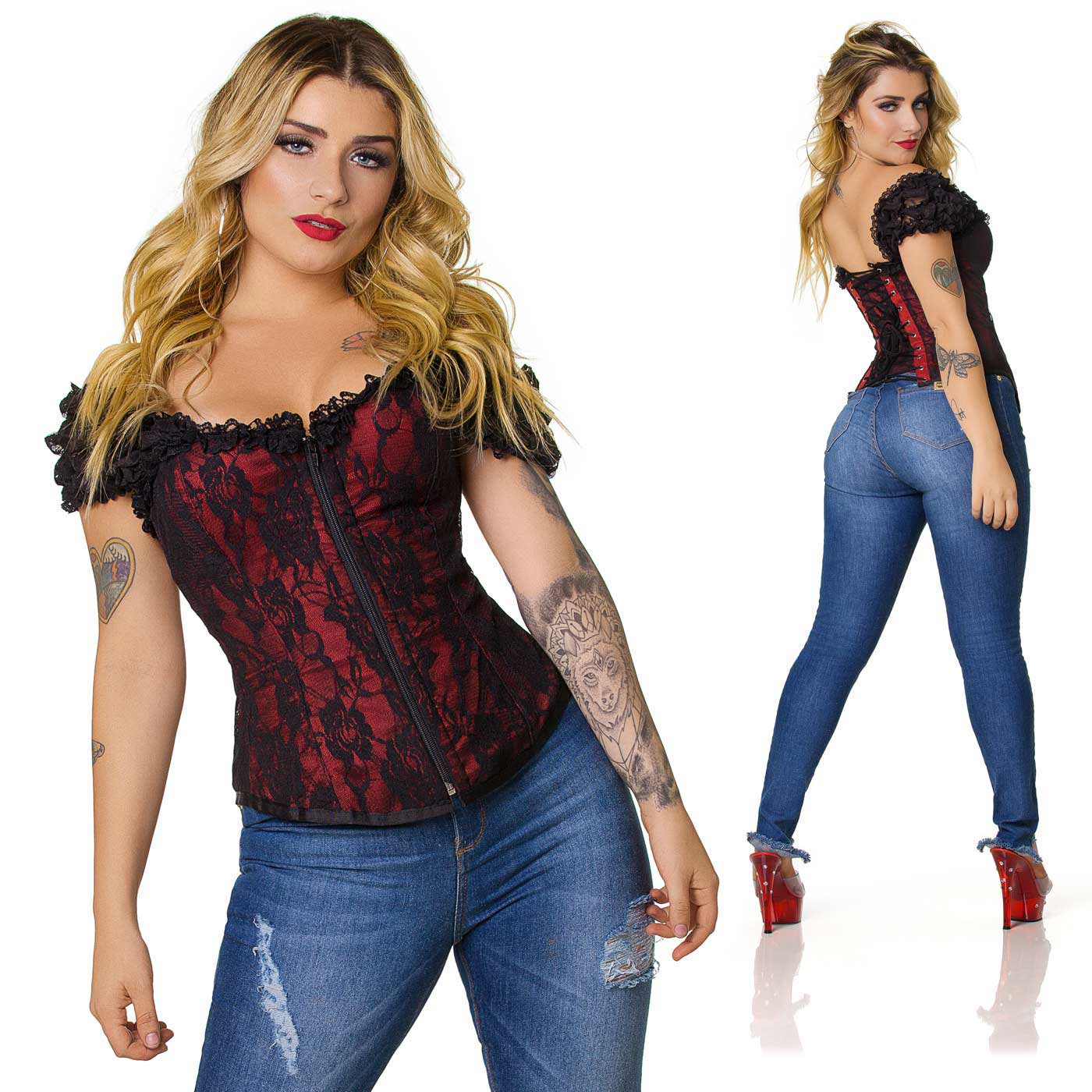 Corpete com Al�a Vermelho | Foto 03