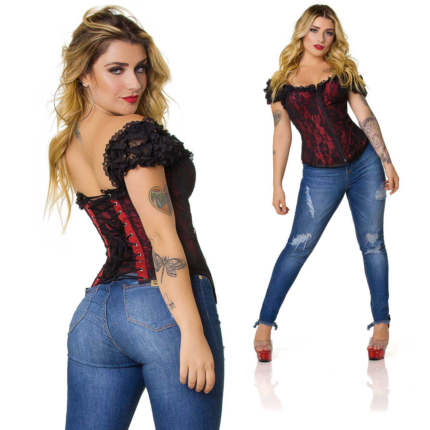 Corpete com Al�a Vermelho | Foto 04