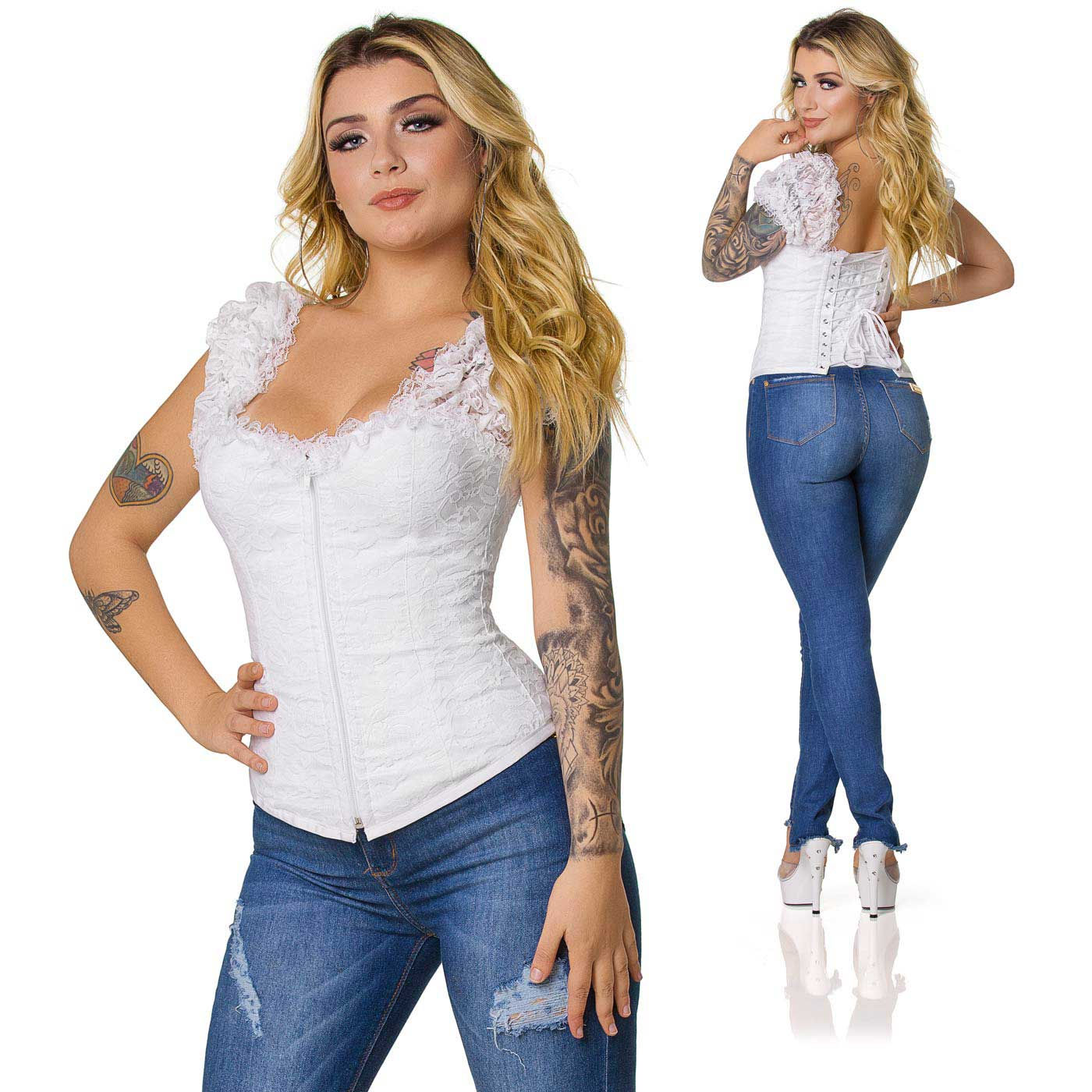 Corpete com Al�a Branco - Em detalhe