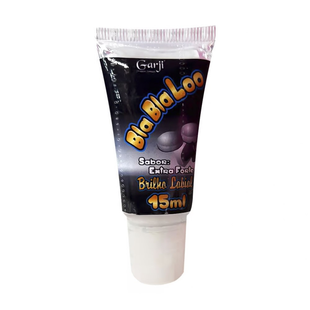 Embalagem do Gel do Beijo BlaBlaLoo ExtraForte Sabor Menta