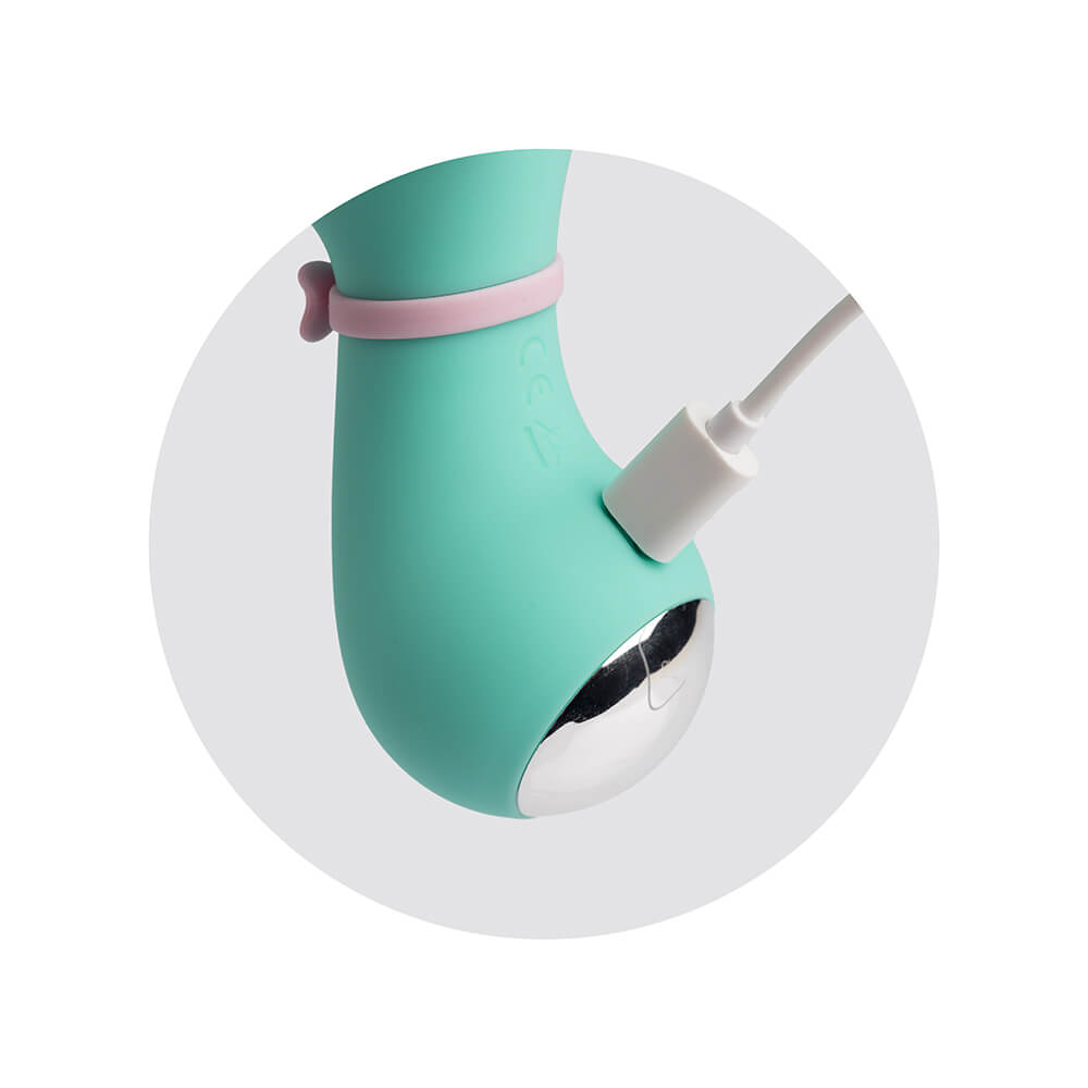 Vibrador para Clit�ris em Silicone Recarreg�vel com 8 Ondas de Press�o Jack Cyan | Foto 05