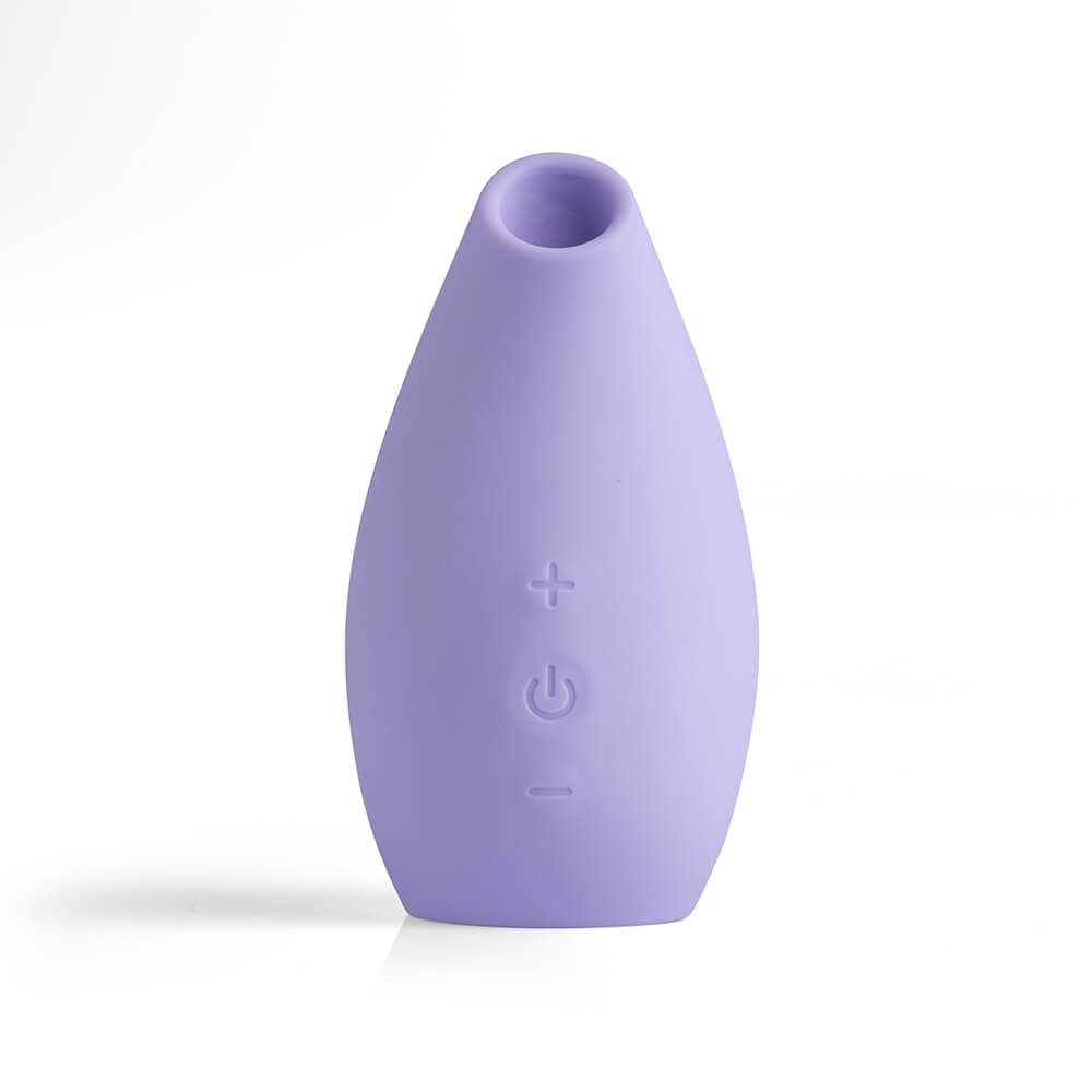 Sugador e Estimulador de Clit�ris Xod� Lil�s - vista frontal com bot�es de controle