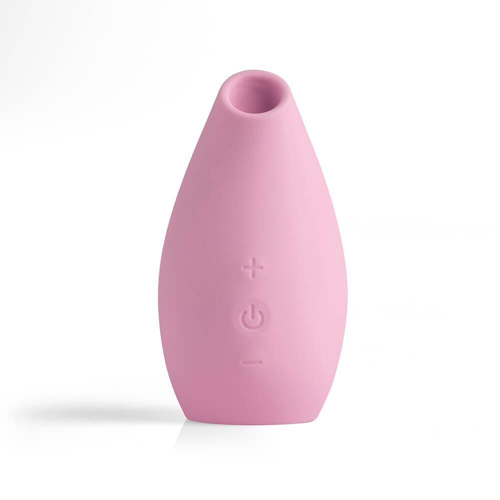 Sugador e Estimulador de Clit�ris Xod� Rosa em silicone com bot�es de controle
