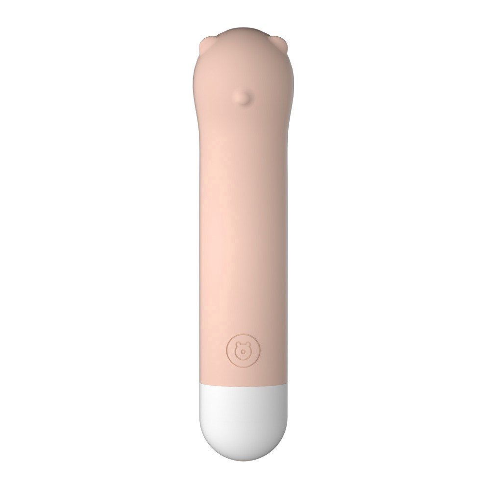 Vibrador Ponto G Urso Bege em caixa elegante, pronto para presentear ou se presentear