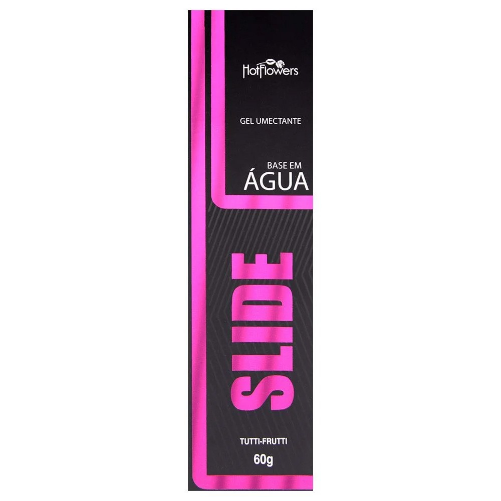 Caixa do Lubrificante �ntimo Base de �gua Hot Flowers Aroma Tutti-Frutti 60g