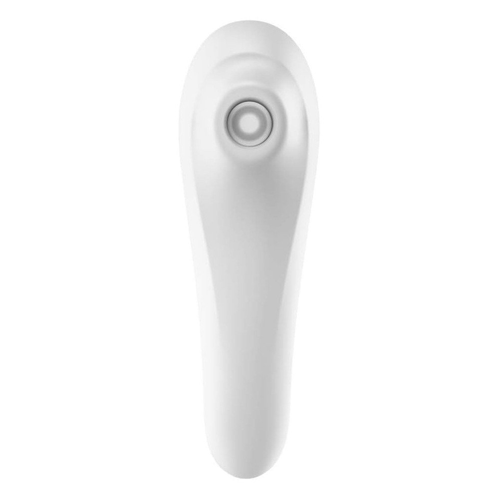 Vibrador para Clit�ris em Silicone Recarreg�vel com 11 Vibra��es Controle APP Dual Pleasure Branco | Foto 05