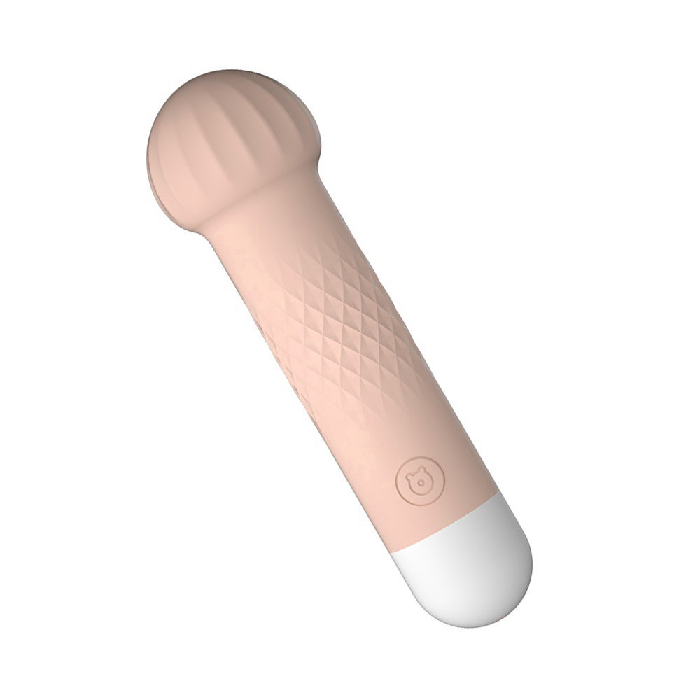 Vibrador para Clit�ris em Silicone (Toque Aveludado) Recarreg�vel com 10 Vibra��es Cogumelo Bege | Foto 04