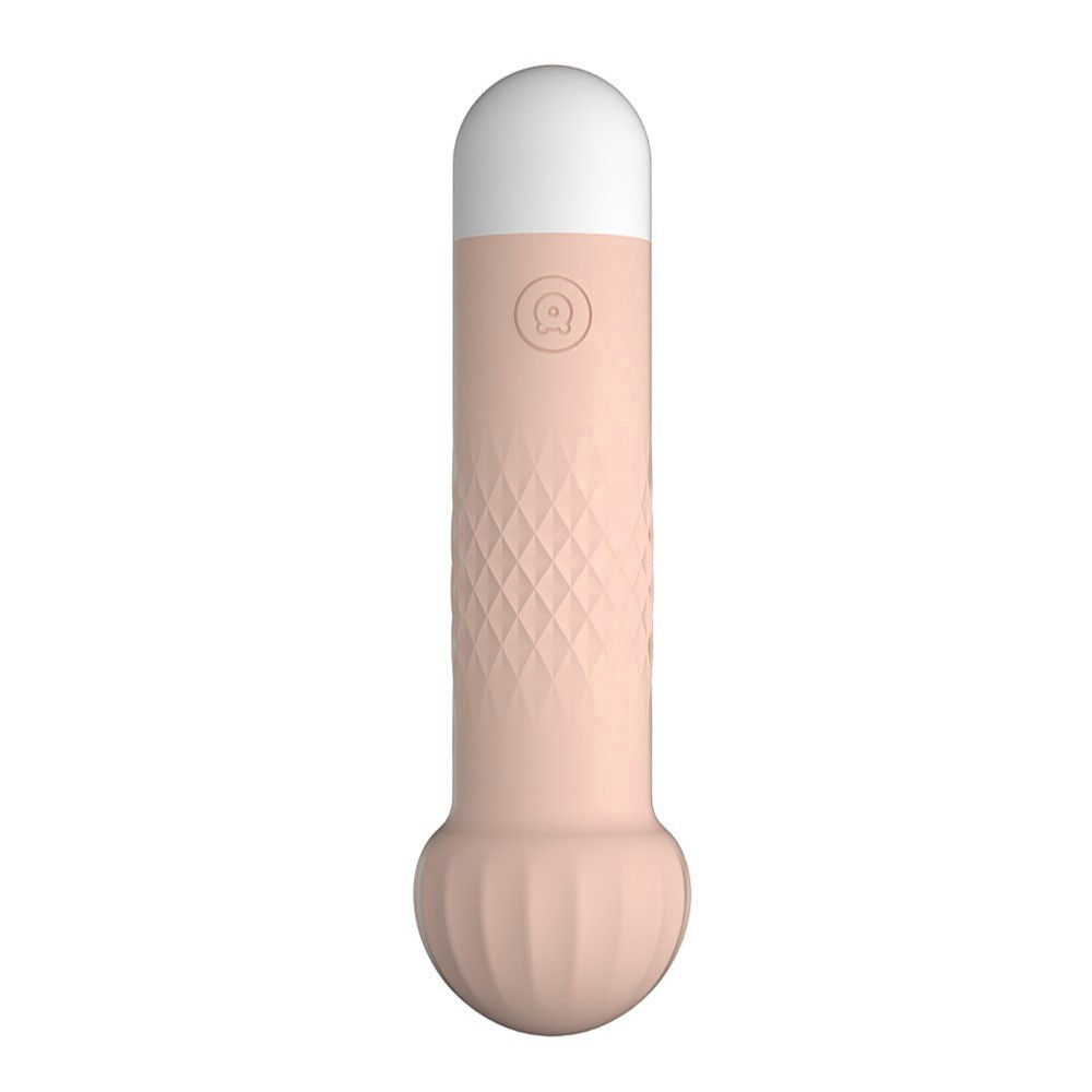 Vibrador para Clit�ris em Silicone (Toque Aveludado) Recarreg�vel com 10 Vibra��es Cogumelo Bege | Foto 05