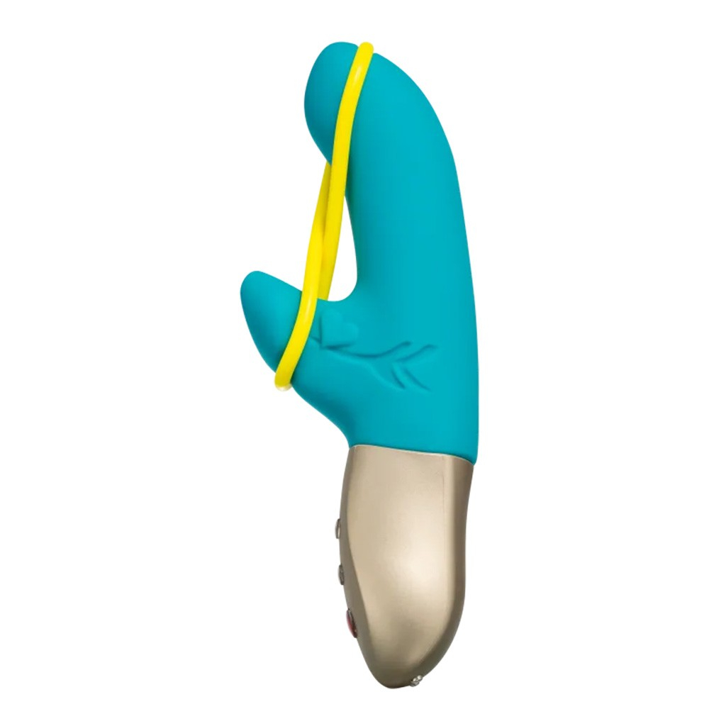 Vibrador Duplo em Silicone Recarreg�vel 6 Modos de Vibra��o Amorino Azul | Foto 05
