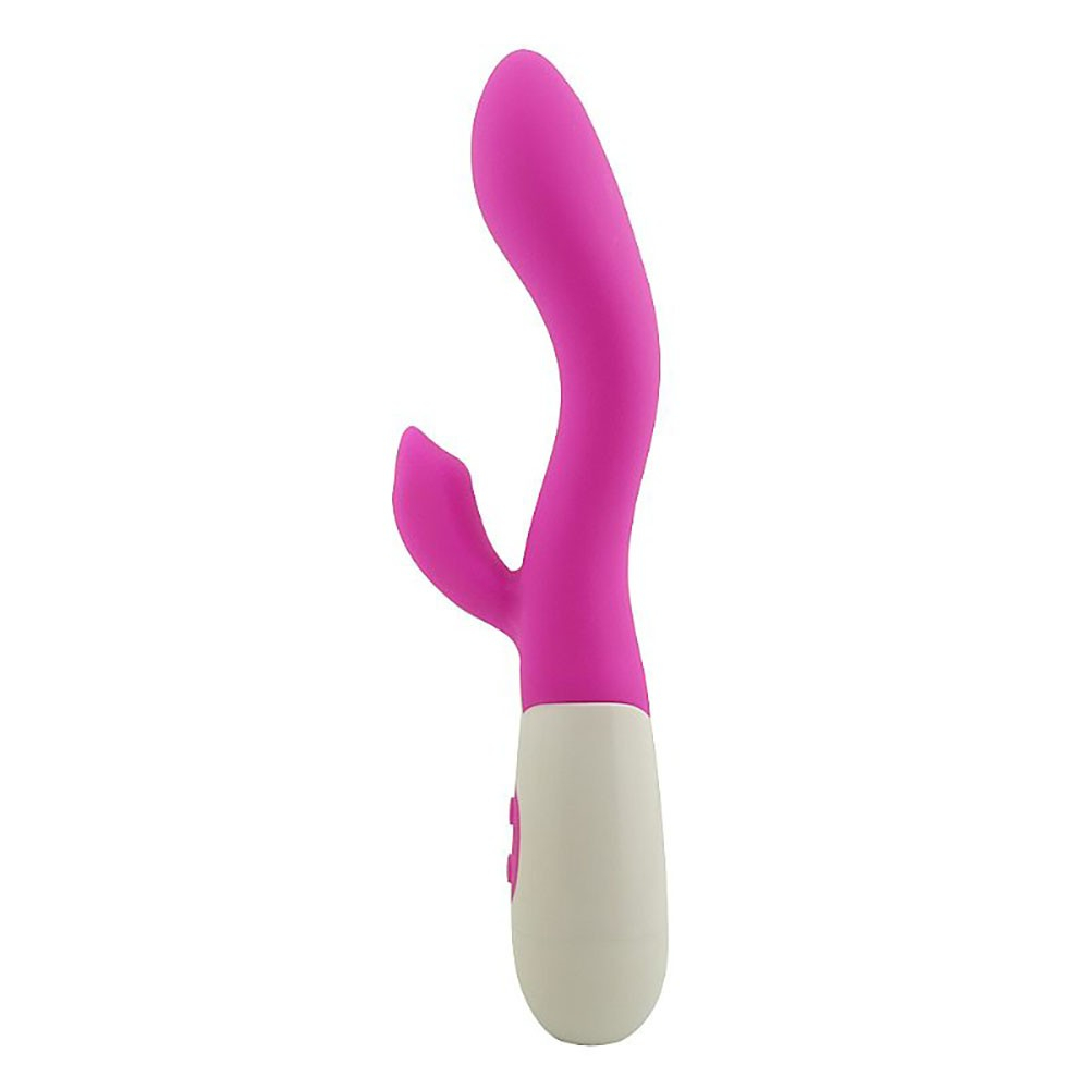Vibrador Duplo em Silicone (Toque Aveludado) com 10 Vibra��es Suzy Pink | Foto 02