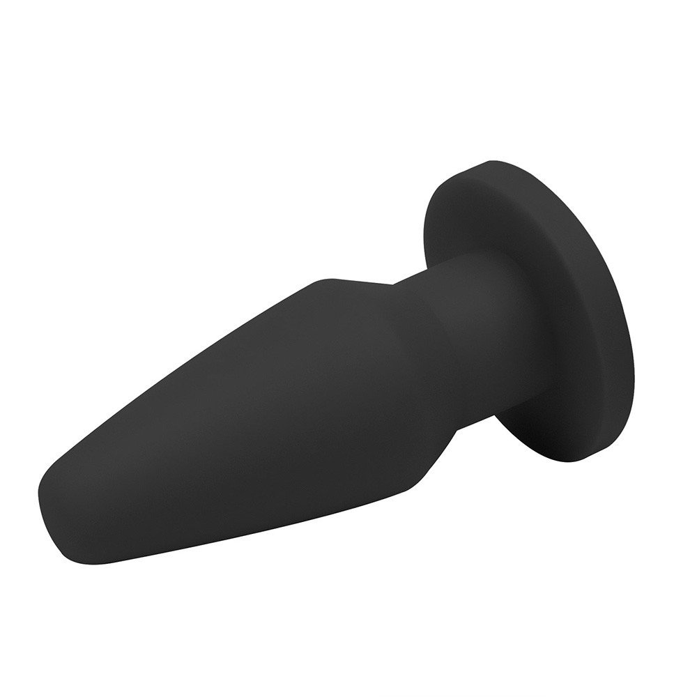 Kit Gel para Sexo Anal Dessensibilizante Unlok 15ml + Plug Anal Flex�vel Normal 11 x 5cm Preto - plug anal visto por cima