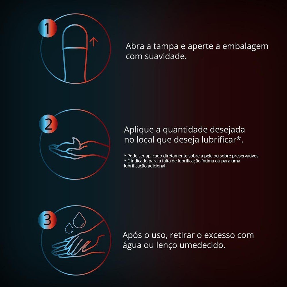 Instru��es de uso do Lubrificante �ntimo Mix Sensations OLLA: aplicar, remover e os benef�cios