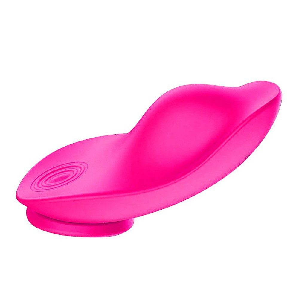 Vibrador para Clit�ris em Silicone Recarreg�vel 9 Vibra��es com Controle sem Fio Leaf Pink | Foto 04