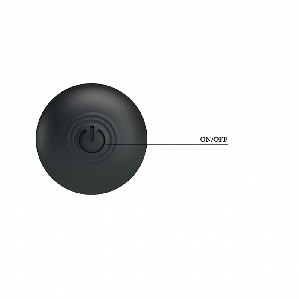 Vibrador Bullet Recarreg�vel via USB em Pl�stico Aveludado com 12 Vibra��es Power Preto | Foto 04