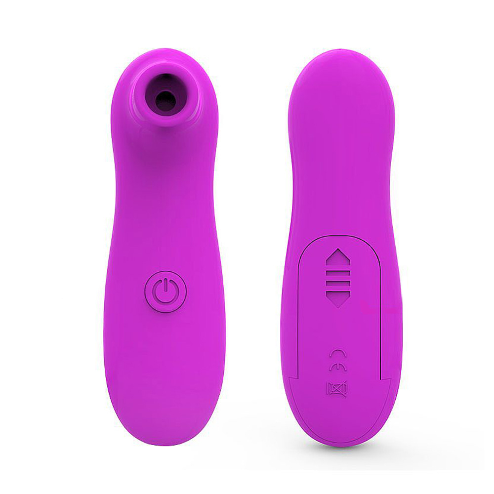 Pulsador de Clit�ris em ABS e Silicone Toque Aveludado com 10 Pulsa��es Roxo | Foto 04