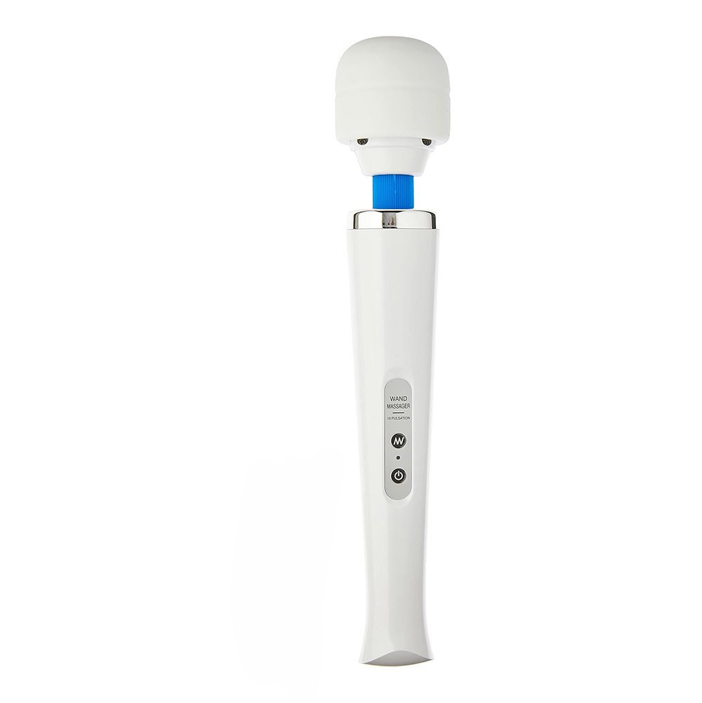 Massageador Er�tico Varinha M�gica com 10 Vibra��es Bivolt Branco | Foto 04