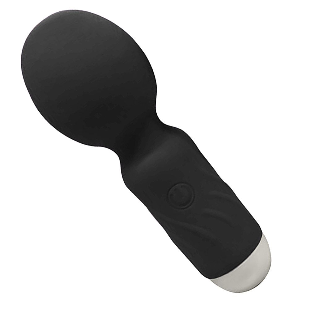 Massageador Er�tico Mini Recarreg�vel em Silicone 10 Vibra��es Hero Preto | Foto 05