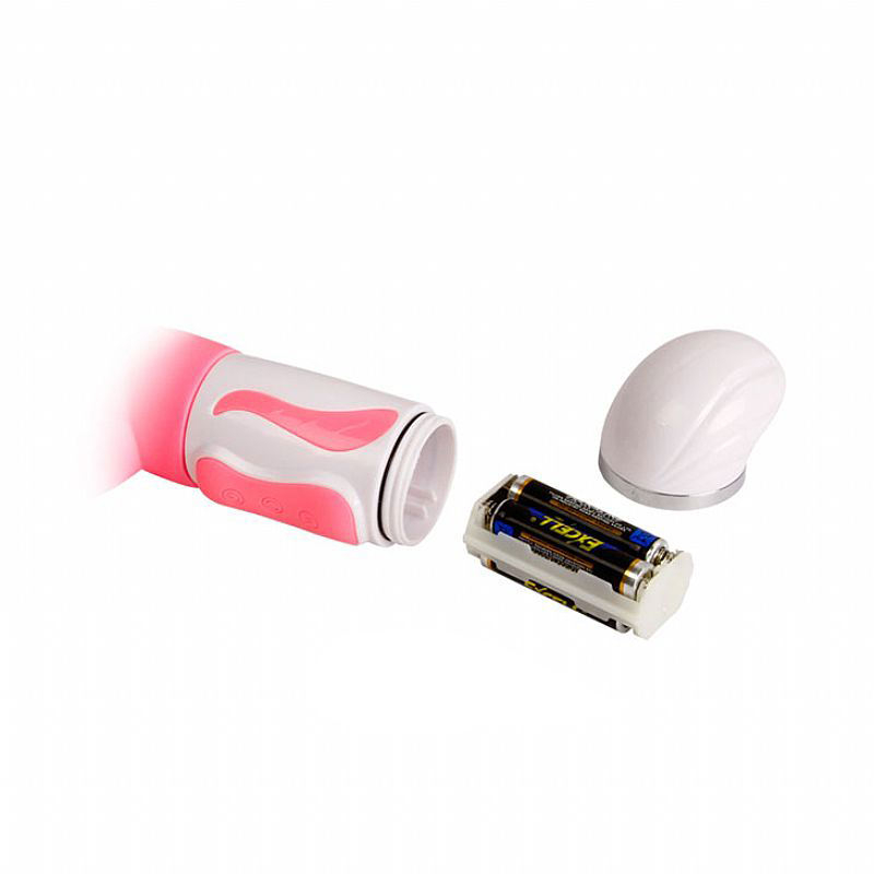 Vibrador Rabbit, Estimulador Coelho, 12 Vibra��es e Rota��o Rosa em Silicone | Foto 04