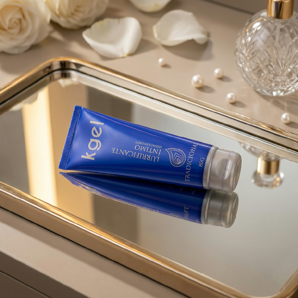 Lubrificante �ntimo � Base de �gua Neutro 80ml K-gel em ambiente �ntimo