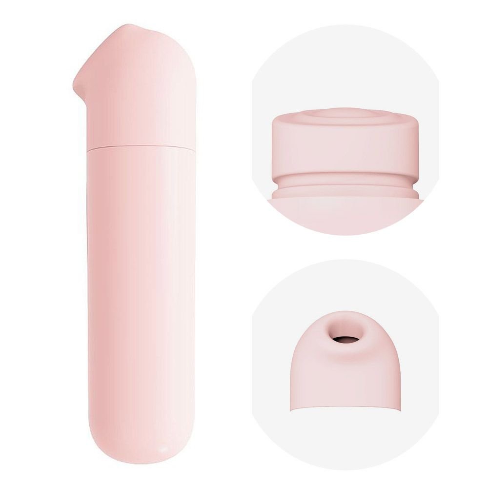 Vibrador para Clit�ris Recarreg�vel em Silicone com 5 Vibra��es e 5 Pulsa��es Rosa | Foto 05