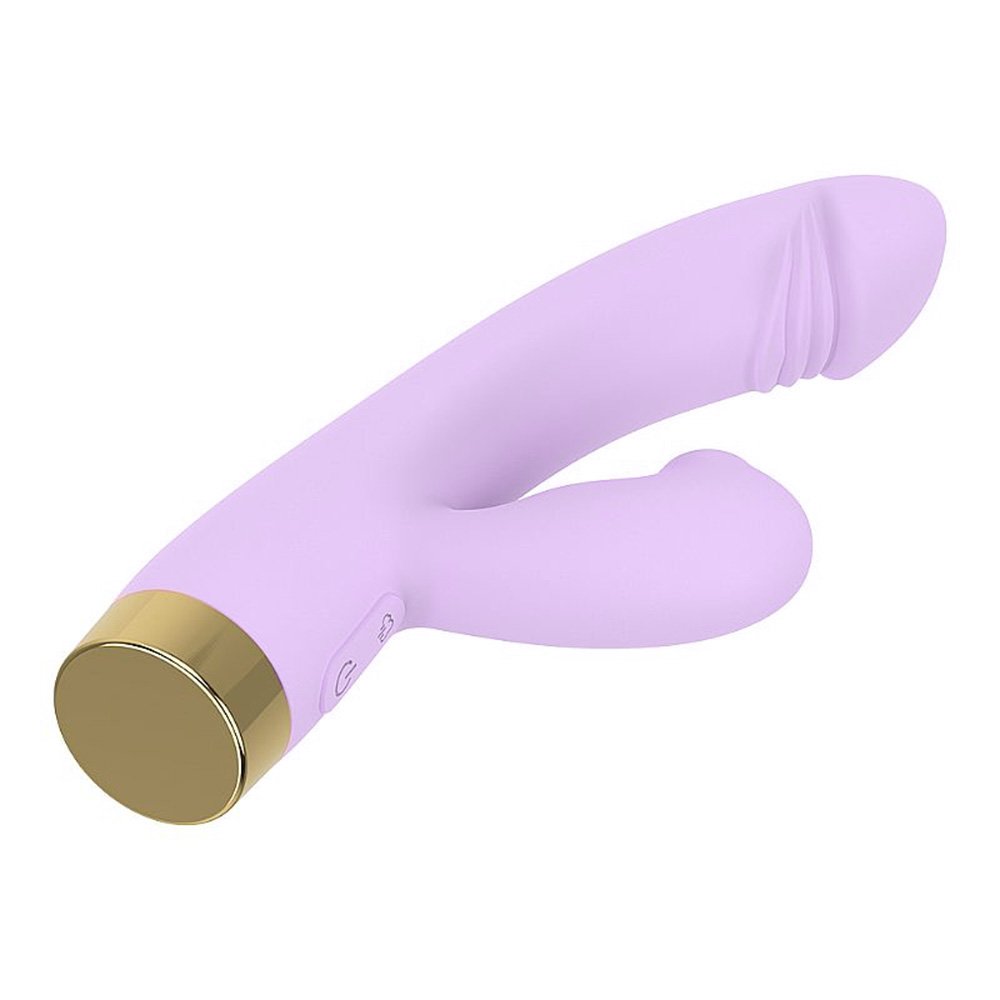 Pulsador de Clit�ris e Vibrador Ponto G Scaleid em Silicone Aveludado e Recarreg�vel via USB Rosa | Foto 04