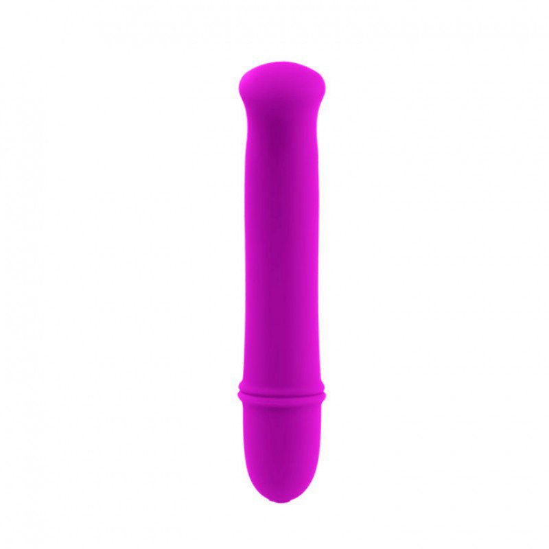 Vibrador Ponto G Mini em Silicone 10 Vibra��es Antony Pink | Vista traseira