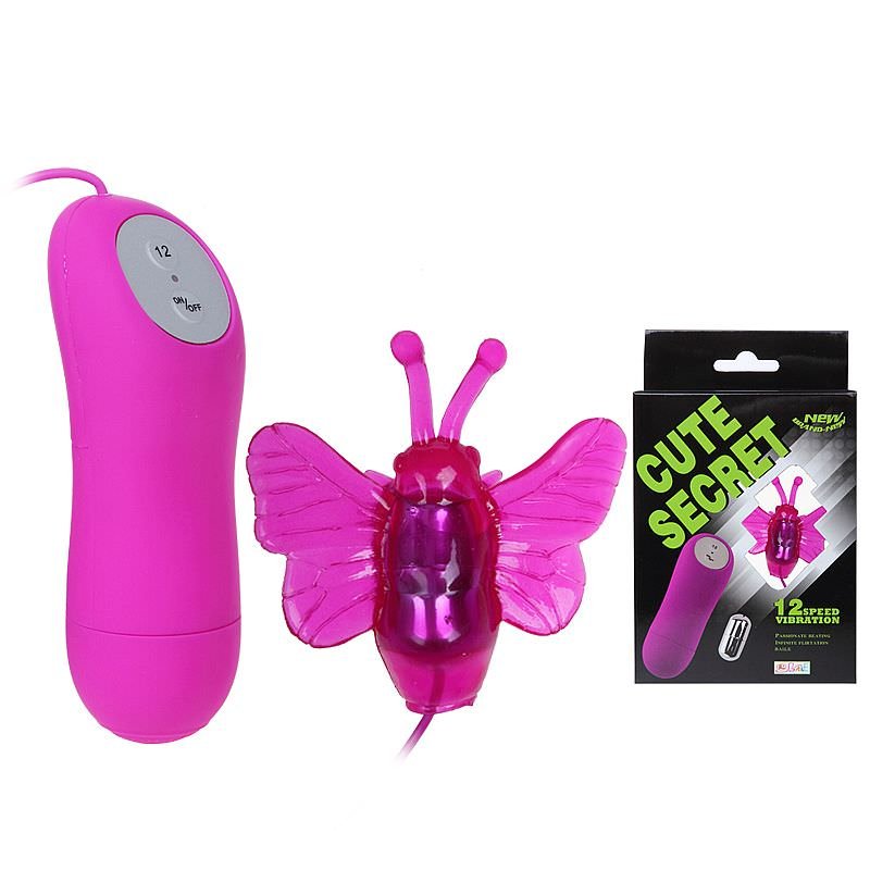 Vibrador Bullet, Formato Borboleta, 12 Vibra��es Roxo | Foto 04