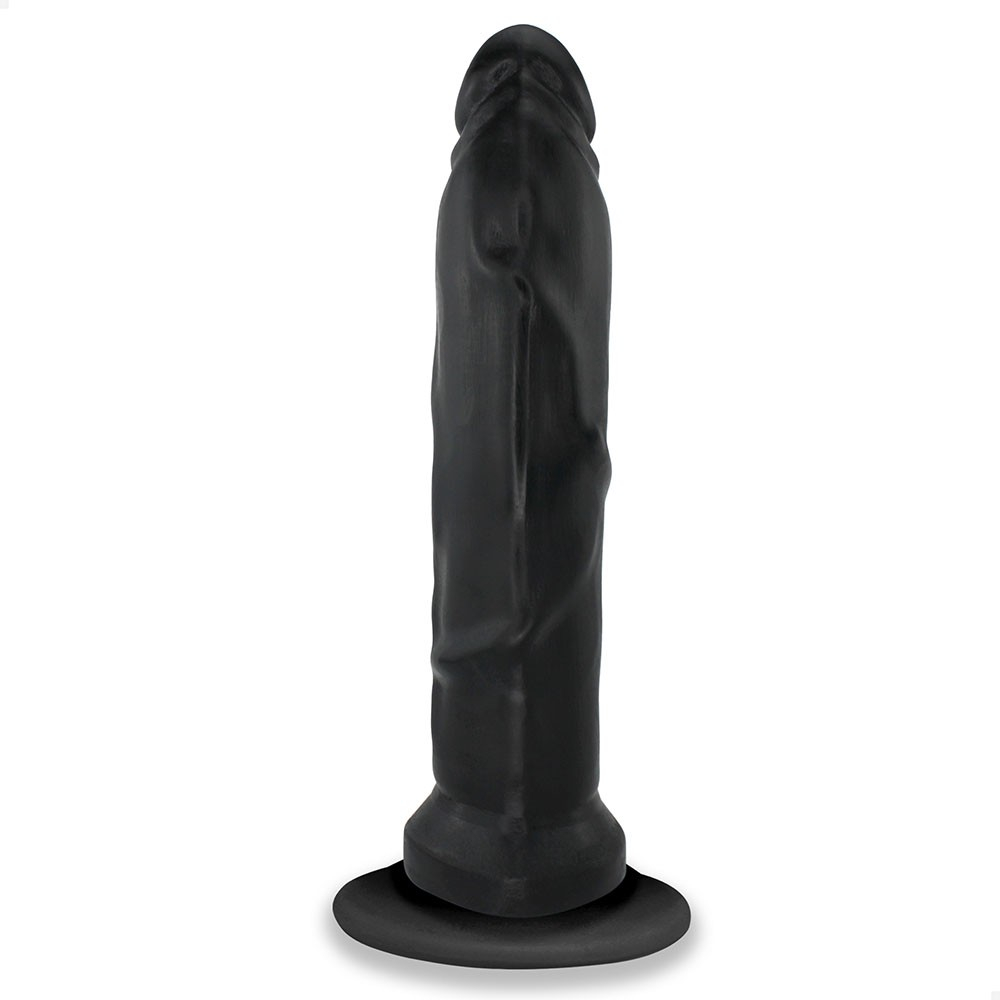 P�nis Gigante e Grosso Flex�vel com Ventosa Titan com detalhes de textura