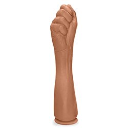 M�o Er�tica Real�stica com Ventosa Hand Fist 33 x 7,4cm Bege