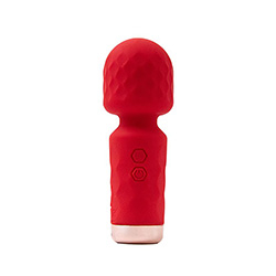 Massageador Er�tico em Silicone Aveludado Mini Recarreg�vel 10 Vibra��es Hero Vermelho