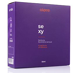 Perfume Sensual Feminino Fragr�ncia Afrodis�aca Aroma Frutal Doce - Olove Sexy 55ml