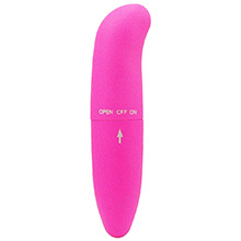 Vibrador Ponto G Liso Feito em Pl�stico R�gido Pink