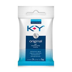 KY Lubrificante Sach� 5g com 3 Unidades