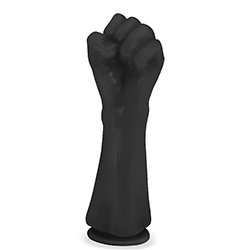 Penetrador para Pr�tica de Fisting Real�stico com Ventosa Hand Fist Punho 22 x 8cm Preto