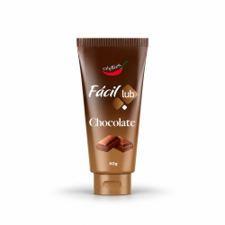 Lubrificante � Base de �gua Beij�vel F�cil Lub Sabor Chocolate 60g