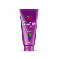 Lubrificante � Base de �gua Beij�vel F�cil Lub Sabor Uva 60g
