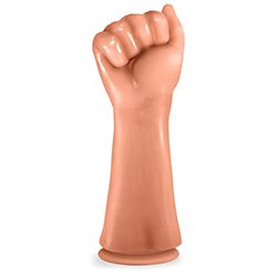 Penetrador para Pr�tica de Fisting Real�stico com Ventosa Hand Fist Power 23 x 7,8cm Bege