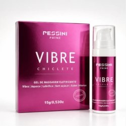 Vibrador L�quido 3 em 1 VIBRE: Aquece, Lubrifica e Vibra Sabor Chiclete sem A��car 15ml