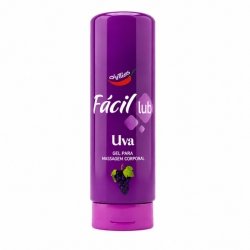 Lubrificante � Base de �gua Beij�vel F�cil Lub Sabor Uva 200g